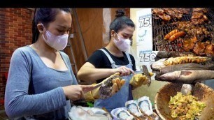 'Night Street Food @ SonSom Kosal - Oysters, Grilled Meat, Fried Hot & Spicy Foods, Desserts, & More'