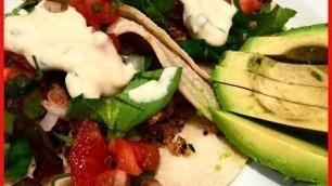 '• POST DANIEL FAST -4 Recipes- Vegan Pizza-Cilantro Lime “Chicken” Tacos•'