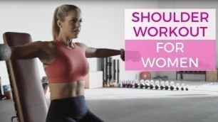 'Best Shoulder Workout for Women | 6 Exercises - Pyramid Sets'