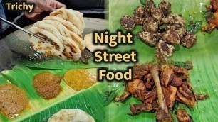 'Must try night street foods in Trichy| Trichy Famous Mayil Traffic Jam'