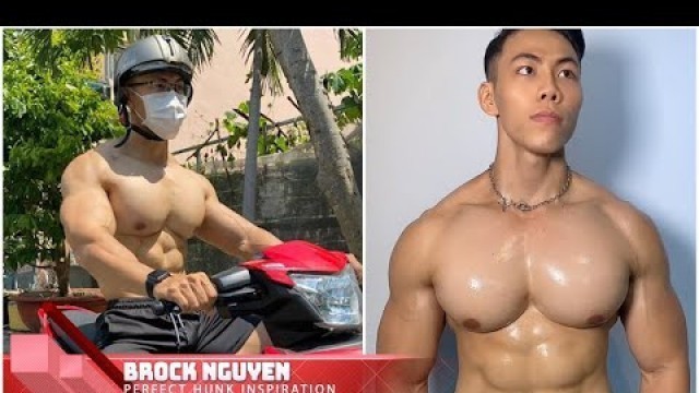 'JUICY Big PECS Model to Muscle WORSHIP ♥️♥️ Asian fitness HUNK Inspiration