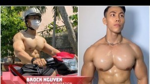 'JUICY Big PECS Model to Muscle WORSHIP ♥️♥️ Asian fitness HUNK Inspiration
