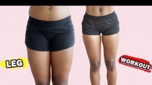 '10 MIN LEG WORKOUT FOR WOMEN || Tone Your Legs & Thighs - No Squats - Best At Home Routine'