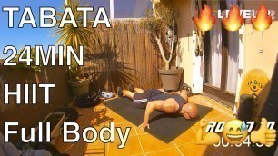 'Tabata full body workout  24 Min / 20/10 / Interval training motivation'