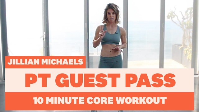 '10 Minute Core Workout with Celeb PT Jillian Michaels | Women’s Health UK'
