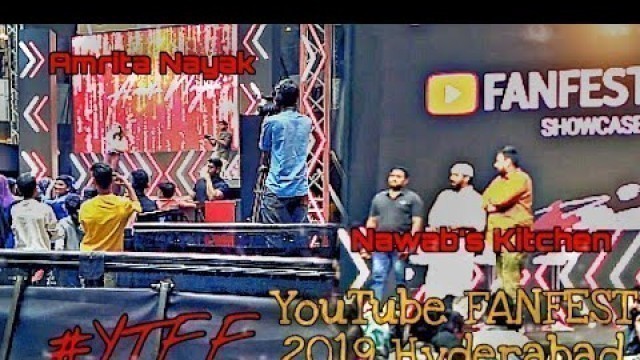 '#YTFF YouTube #Fanfest2019Hyderabad | Nawab\'s Kitchen food For all orphans | Amrita Nayak |'