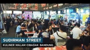 'Walking Around Sudirman Street Cibadak Bandung Night Food ~ Travel Indonesia'