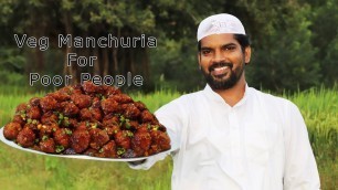 'Vegetable Manchurian Recipe for Road side poor people'