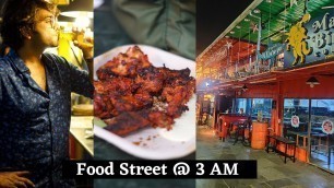 'Best Indian Street Food | Late Night Food | Kora Food Street | Hyderabad Vlogger'