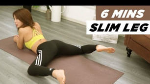 '6 MINS Slim Leg Workout for GLUTE BUTT | Asian Fitness Models | Japan Bikini Fitness Club'