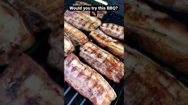 'Pork BBQ Street Food At Night