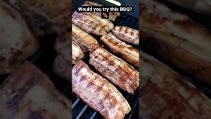 'Pork BBQ Street Food At Night 