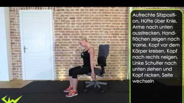 'Rücken Entspannen, Mobilisieren der Halswirbelsäule - wenk.fitness [006]'