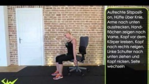 'Rücken Entspannen, Mobilisieren der Halswirbelsäule - wenk.fitness [006]'