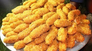 'Cheese Potato bullets recipe || Potato Crosscurrents for kids || Nawabs kitchen'