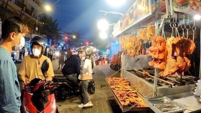 'Phnom Penh STREET FOOD Night Market, Cambodia'