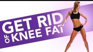 'How To Get Rid of KNEE FAT (Quads Workout for Women!!)'