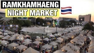 'BANGKOK HALAL STREET FOOD ‼️ RAMKHAMHAENG NIGHT MARKET | 
