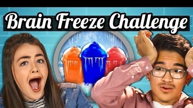 'TEENS vs. SLURPEE BRAIN FREEZE CHALLENGE! | TEENS vs. FOOD'