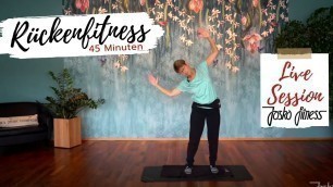 'Rückenfitness mit Evelyn LIVE@JOSKO-fitness #backstretch #Rücken #fit'