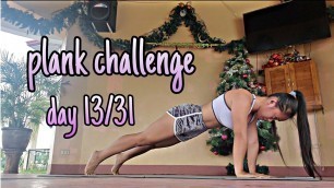 'Plank challenge for 31 days || day 13/31 pinay asian fitness'