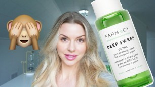 'NEW FARMACY DEEP SWEEP 2% BHA TONER!! | Farmacy Beauty | Acid Toner | Bauer Beauty'