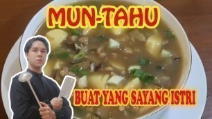 'Resep Mun Tahu Ala Restoran'