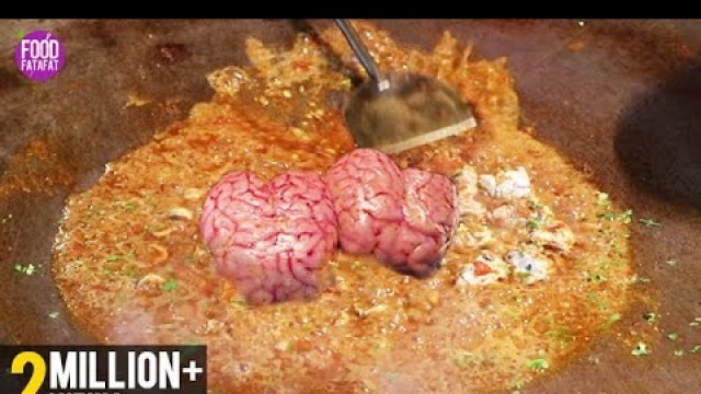 'Lamb/Mutton Brain & Kidney Fry | Indian Street Food | Mohammad Ali Road Mumbai'