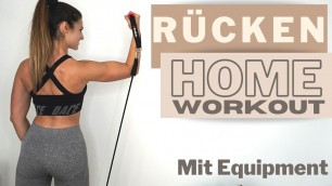 'RÜCKEN HOME WORKOUT | Starke Rückenmuskulatur zuhause aufbauen!'