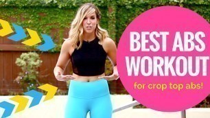 'ABS ABS ABS | Best Abs Workout for Crop Top Abs'