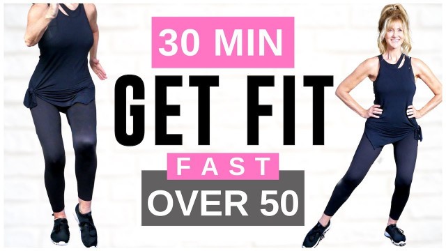 '30 Minute GET FIT Indoor Walking Workout For Women Over 50!'