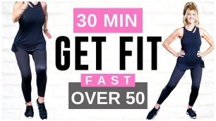 '30 Minute GET FIT Indoor Walking Workout For Women Over 50!'