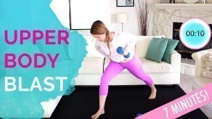 'UPPER BODY BLAST in 7 mins'