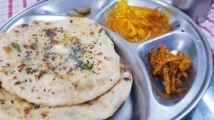 'Sunday  Special  Dhaba  style Dinner/Aata Garlic  Naan| Healthy Creamy Paneer  Recipe kitchen tips'