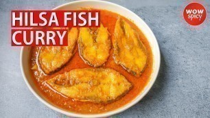 'Hilsa Fish Curry | Fish Curry Recipe | Easy Fish Curry Recipe | Ilish Fish Recipe | Wow Spicy'
