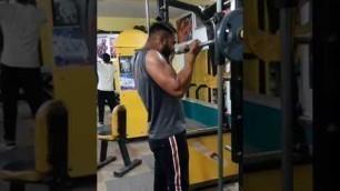 'fitness motivational /biceps exercise and triceps/biceps first exercise  barrel cule'