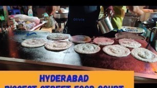 'Hyderabad Latest Street Food|Kukatpally Street Food|Night Food Court|Telugu Vlogs|Hyndavi Rao|2022'