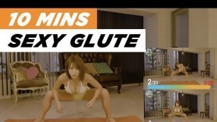 '10 MINS SEXY GLUTE BUTT Workout at home | Asian Fitness Models  | Japan Bikini Fitness Club'