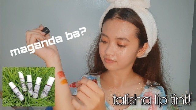 'simple makeup tutorial and talisha sheen liptint review ❤'