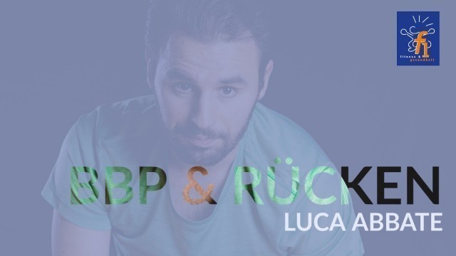 'BBP & Rücken Home Workout mit Luca Abbate | f1 Fitness und Gesundheit'