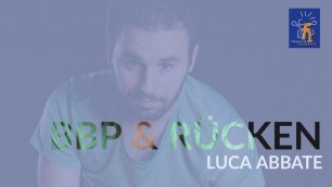 'BBP & Rücken Home Workout mit Luca Abbate | f1 Fitness und Gesundheit'