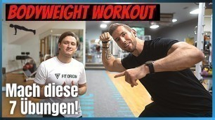 'Bodyweight Workout | Die Top 7 Fitness-Übungen mit dem eigenen Körpergewicht'