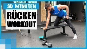 '30 MIN Rücken-Workout: Theraband- und Hanteltraining mit Coach Kofi 