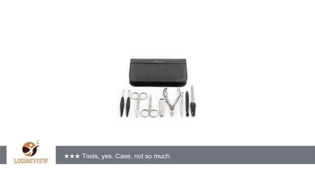 'BeauBog TM Manicure Kit for Men 9pcs Set, Premium Grade Stainless Steel Rust-free Nail Care Tools in'