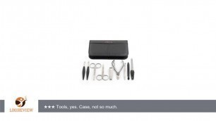 'BeauBog TM Manicure Kit for Men 9pcs Set, Premium Grade Stainless Steel Rust-free Nail Care Tools in'