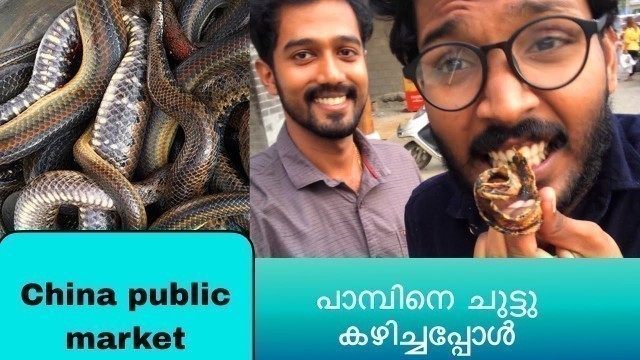 'Eating Snake in China ✅✅|| China public market'