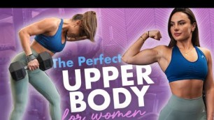 'THE PERFECT UPPER BODY WORKOUT FOR WOMEN | Krissy Cela'