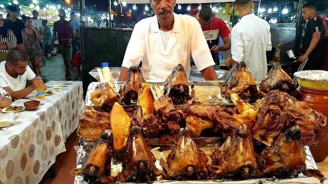 'Insane late night street food adventure in Marrakech Morocco'