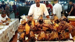 'Insane late night street food adventure in Marrakech Morocco'