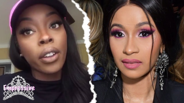 'Cardi B slams makeup artist MUA Blacswan | Cardi gets exposed for lying!'